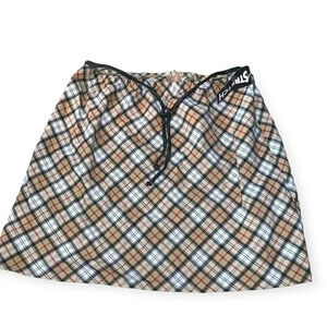 Y2k plaid Deadstock mini skirt